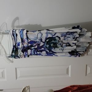 Classique strapless vibrantly colored dress size s